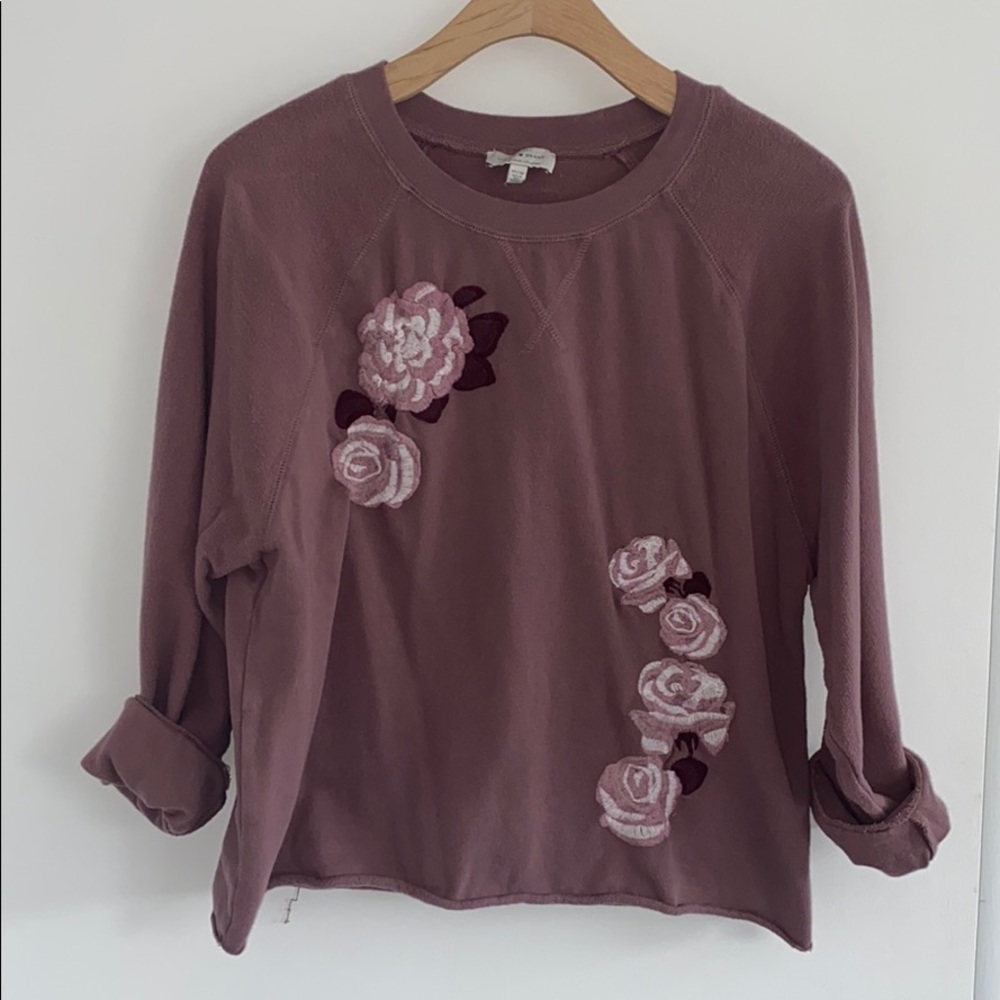Lucky Brand Embroidered Pullover